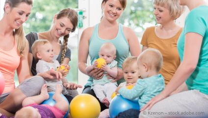 Pädagogische Gruppen | Kontaktgruppe: Kinder stärken – Eltern fördern | zwischen 3 und 8 Monaten