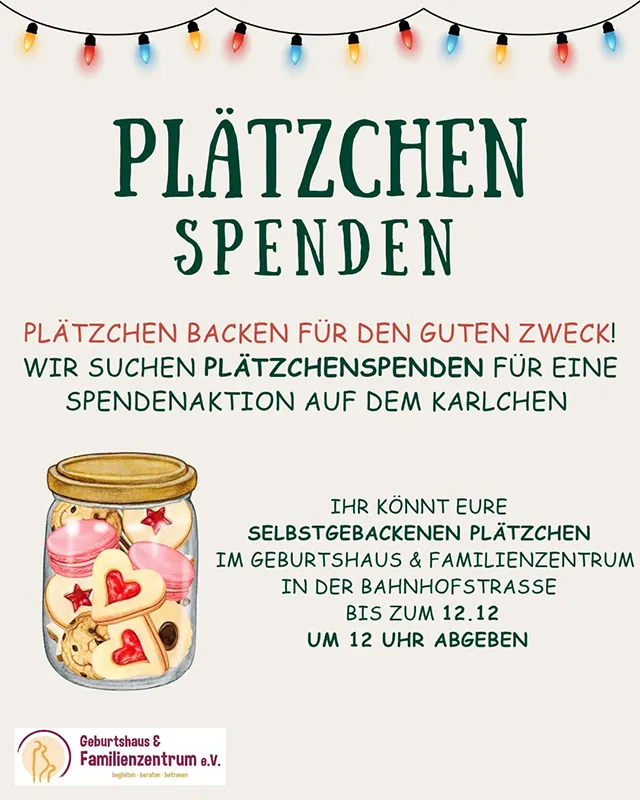 Plätzchen-Spenden